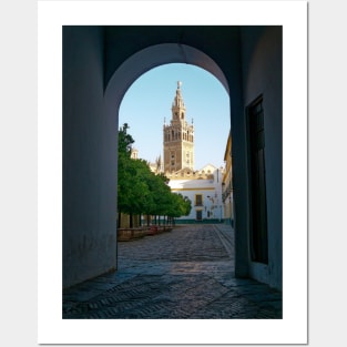 The Cathedral of  Saint Mary of the See, Seville, Spain Posters and Art